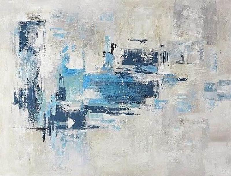 Custom Abstract Art, Painting on Canvas for Decoration Living Room